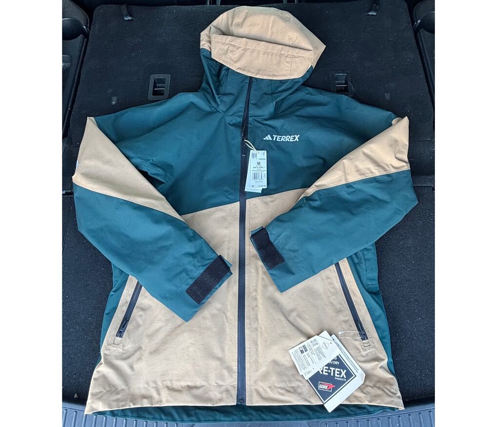 Adidas Terrex Xperior 2 Layer Lined Gore-Tex Performance Jacket JN3086, Men’s M